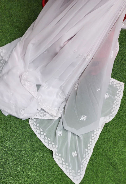 Georgette Resham Work